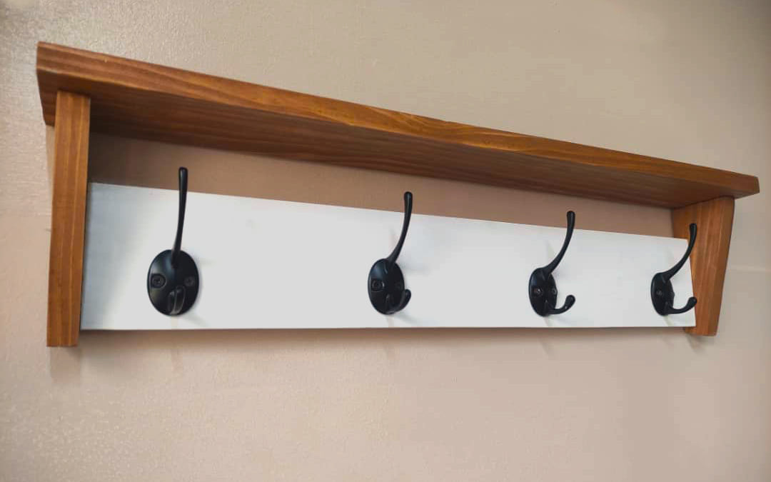 Porte Manteaux mural avec Etagere